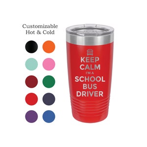 Bus Driver Gift , Gift for Bus Driver, School Bus Driver, 20 oz Personalized Tumbler, Bus Driver Yeti, Driver Appreciation, thank you