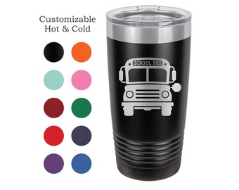 School Bus Driver Gift , Gift for Bus Driver, School Bus Driver, 20 oz Personalized Tumbler, Bus Driver Yeti, Driver Appreciation, thank you
