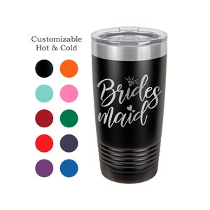Bridesmaid Cup, Bridesmaid Gift Tumbler, Bachelorette Party, Bridesmaid Cups, Wedding Tumbler, Custom Engraved, Yeti