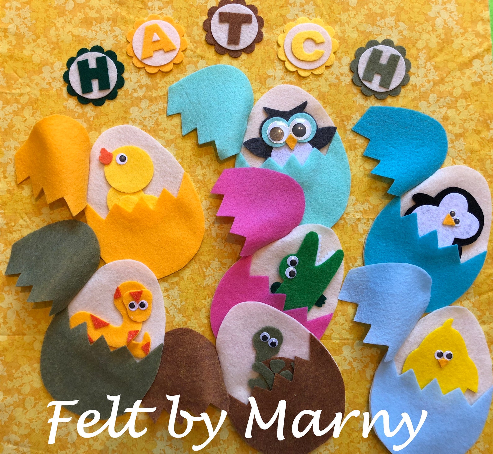 hatch-felt-board-story-felt-story-circle-time-etsy