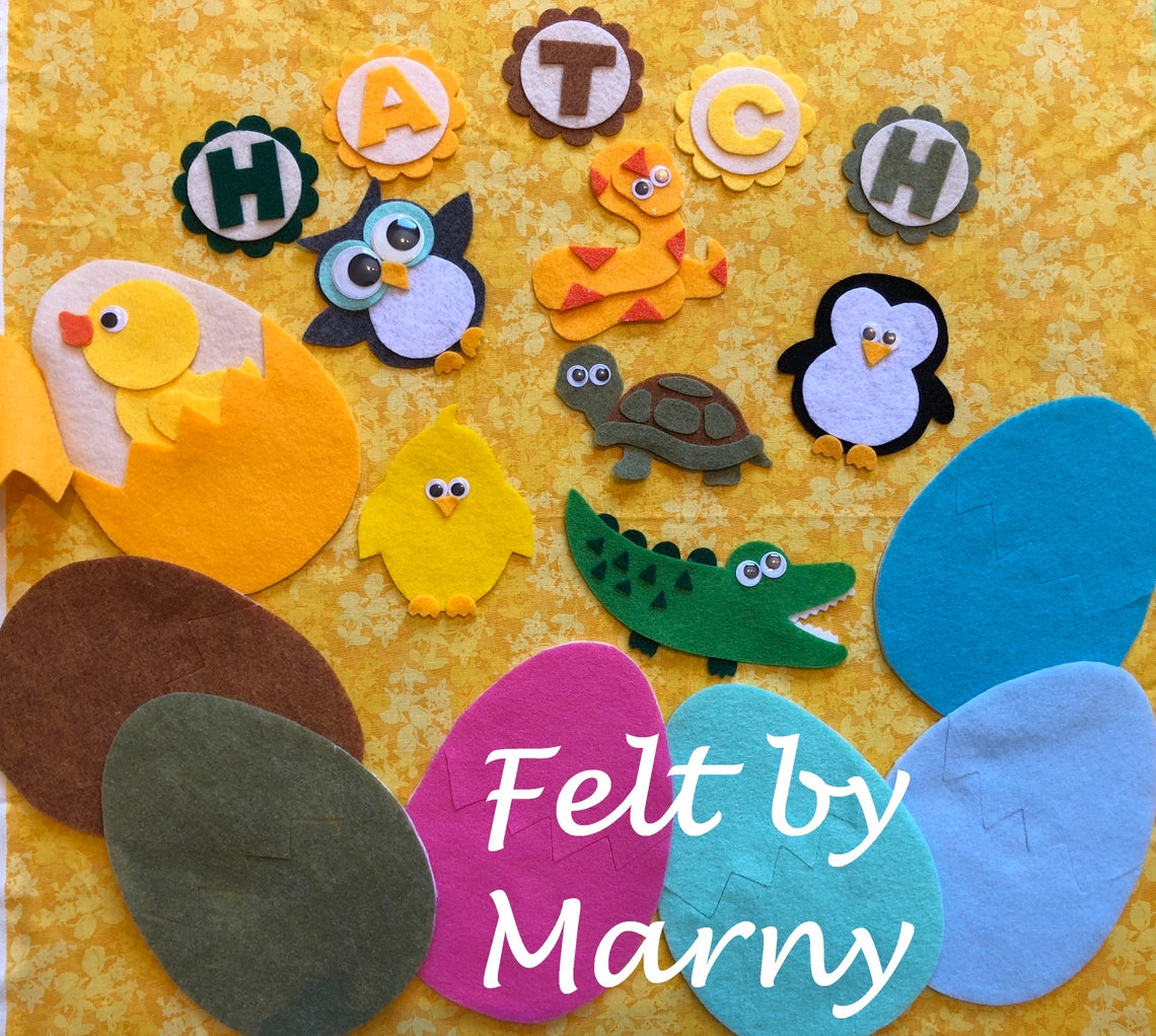 hatch-felt-board-story-felt-story-circle-time-etsy