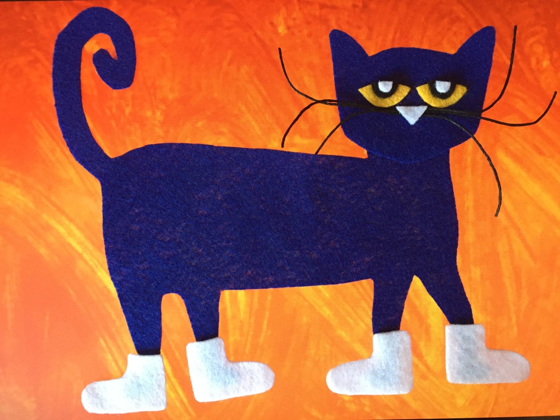 Pete the Cat I Love My White Shoes// Felt Board Story // Etsy
