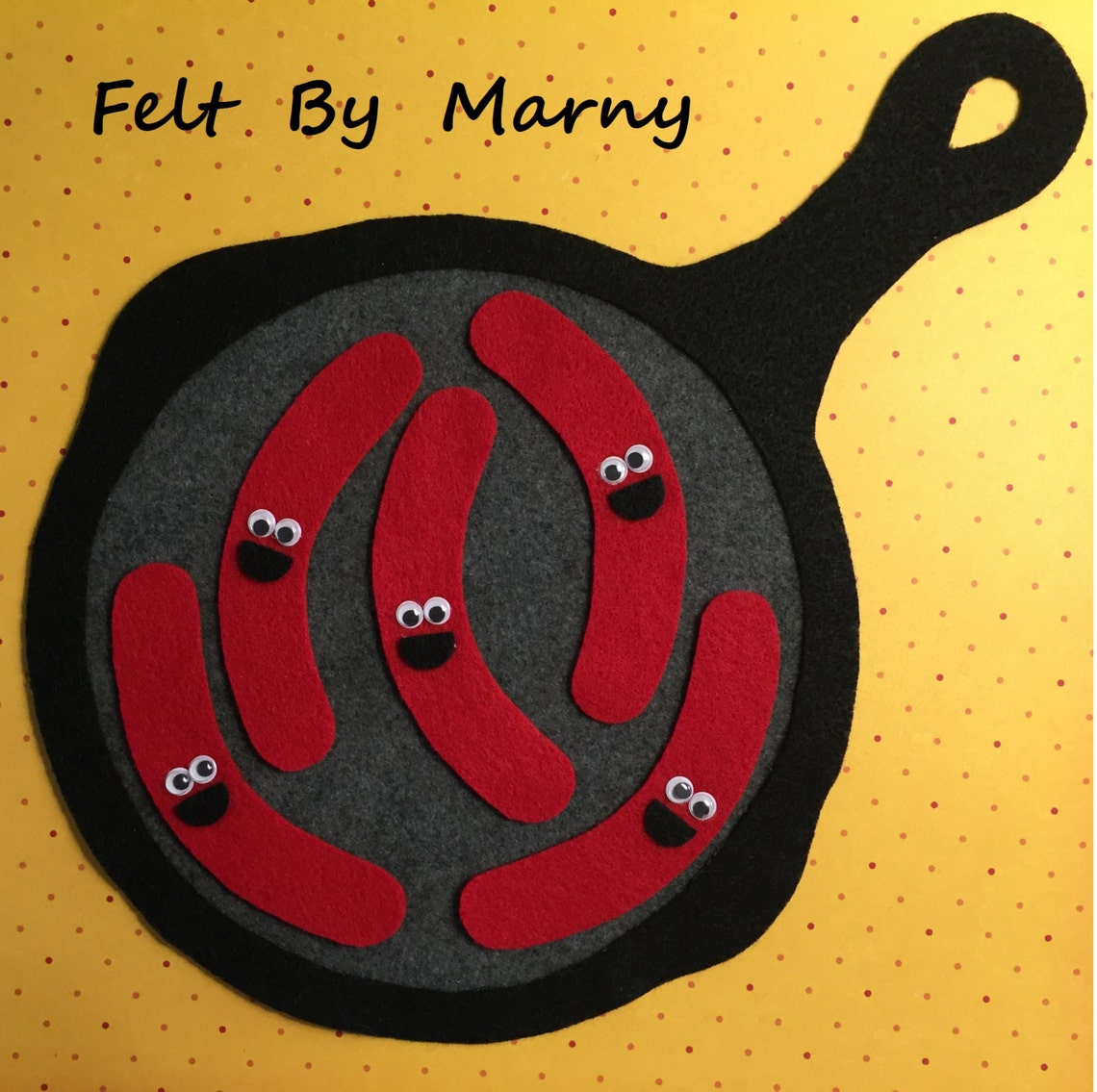 5 Little Hot Dogs Felt Board Story//flannel Board - Etsy Canada
