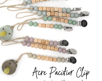 personalized soother clips