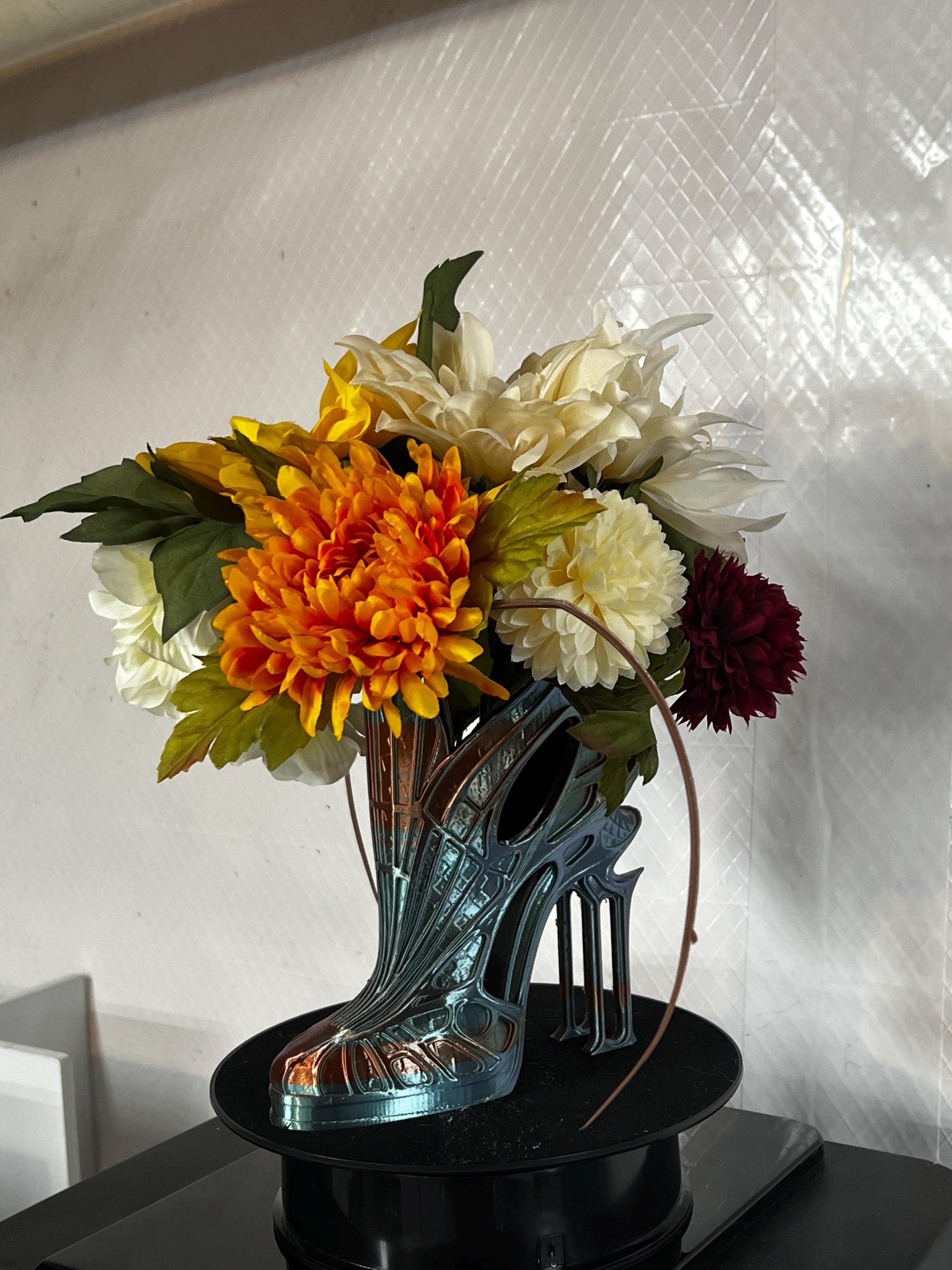 High Heel Shoe Flower Vase - Etsy