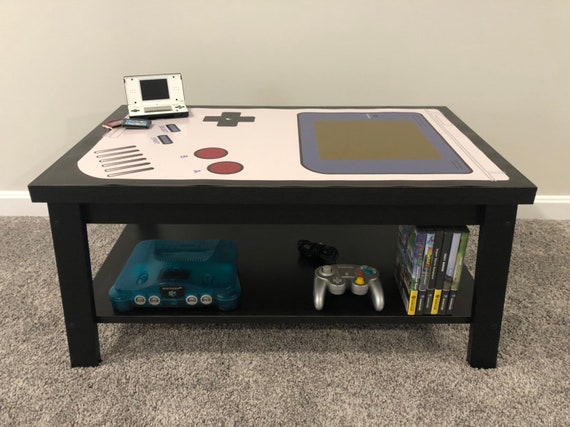Custom Nintendo Nes Themed Gameboy Video Game Coffee Table Etsy