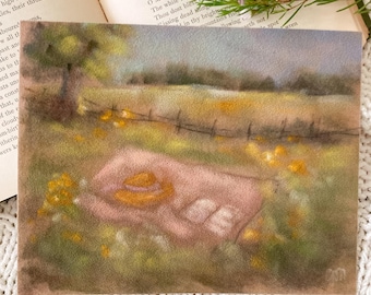 Sunday Picnic Soft Pastel Study No. 2