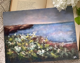 Summer on the Island Soft Pastel Painting