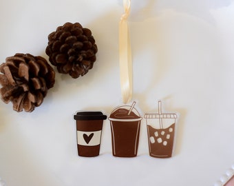 Acrylic Coffee Ornament - Etsy