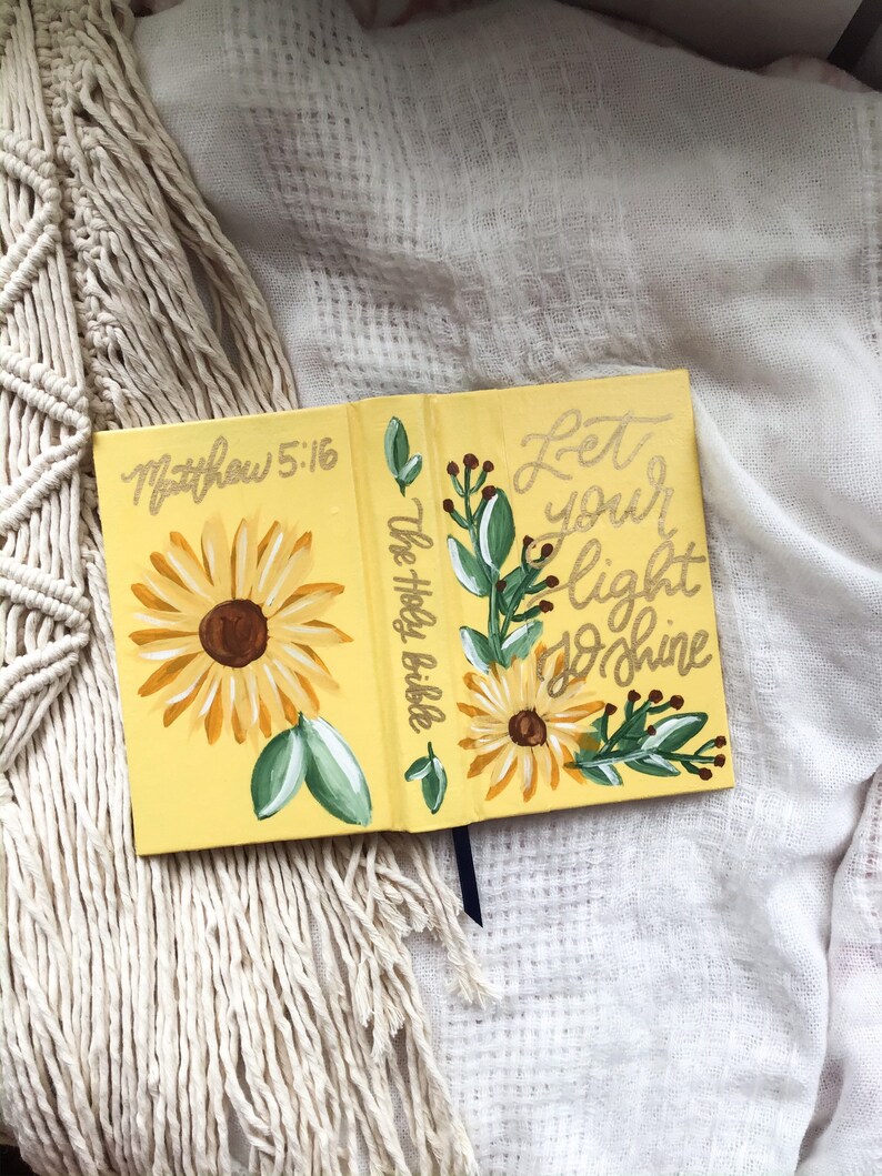 Fully Custom Hand Painted Journaling Bible KJV NKJV ESV Etsy