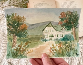 Green Gables in Watercolor Study No. 3