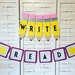 Read & Write Banners-teacher Gift-classroom Decorations-reading Corner ...