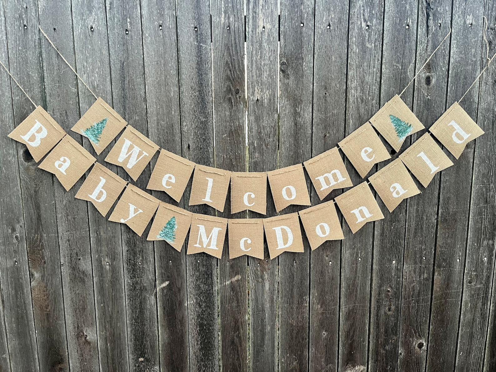 winter wonderland baby shower banner