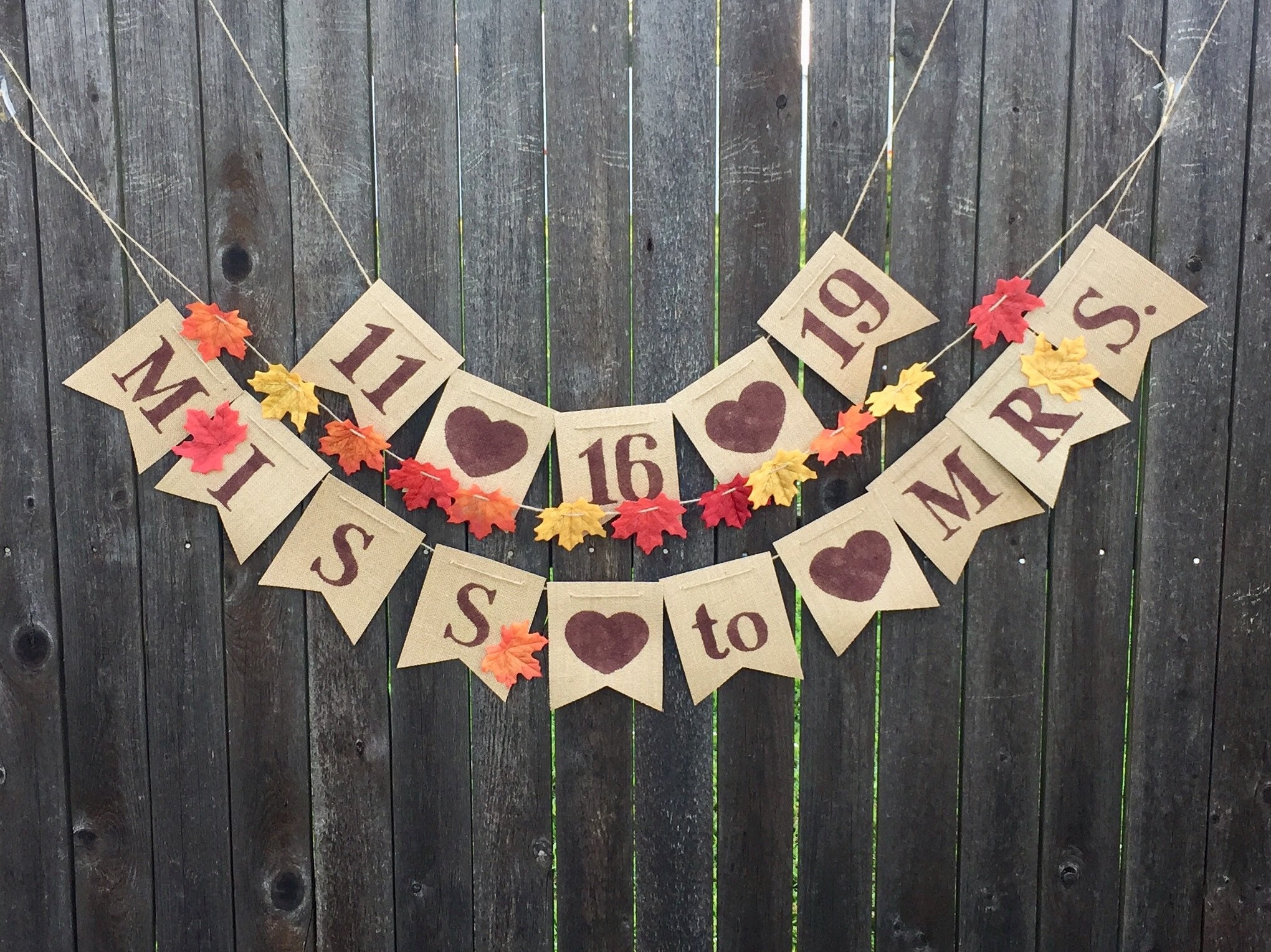 Burlap Sign Wedding Bridal Shower Party Rustic Miss Mrs Decor Wedding NEW Burlap Sign Wedding Bridal Shower Party Rustic Miss Mrs Decor Wedding NEW