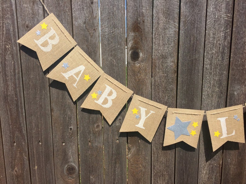 Moon And Stars Rustic Customizable Twinkle Twinkle Little Star Baby Shower Burlap Baby Boy Girl Welcome Little One Gender Neutral Party Decor Paper Party Supplies Delage Com Br