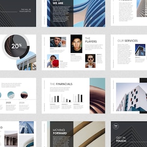 Minimal Slide Deck Template | Canva & Indesign | Sales Presentation Slides | Business Strategy Deck | Startup Project Proposal Pitch Deck