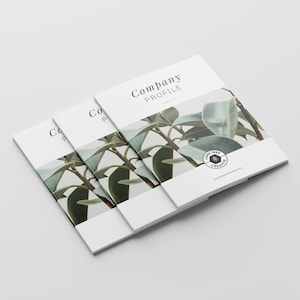 Minimalist Brochure Template | Editable Canva Ebook | Small Business Handout | Company Profile | Spa Magazine | Salon Brochure