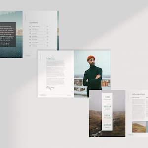 K&ouml;nnte beinhalten: Ein Schwarzwei&szlig;bild eines Mannes mit einer roten M&uuml;tze, der mit verschr&auml;nkten Armen steht. Der Text "Hello!" steht in gro&szlig;er Schrift oben auf der Seite. Der Text "story. journey" steht in kleinerer Schrift unter dem Text "Hello!" Der Text "contents" steht in gro&szlig;er Schrift oben auf der Seite. Der Text "introduction" steht in gro&szlig;er Schrift oben auf der Seite. Der Text "100 L&auml;nder" steht in gro&szlig;er Schrift oben auf der Seite. Der Text "100M Kunden" steht in gro&szlig;er Schrift oben auf der Seite. Der Text "100K Projekte" steht in gro&szlig;er Schrift oben auf der Seite. Der Text "50 Mio. &euro; eingesammelt" steht in gro&szlig;er Schrift oben auf der Seite.
