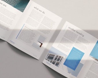 Minimale Ebook Vorlage: Kleinunternehmerprofil (Canva & Indesign)