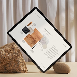 Interior Designer Presentation Template | Project Proposal | Project Presentation | Interior Design Moodboard | Mood Board