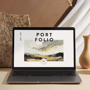 Modelo de Portfólio Minimalista | Ebook Criativo Canva | Coleção de Trabalhos | Catálogo de Designer | Coleção Criativa Simples | Modelo de Folio