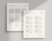 Minimalist Line Sheet Template: Wholesale Product Catalog (Canva Editable)
