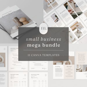 Mega Pacote de Modelos Canva: Boas-vindas a Clientes de Pequenas Empresas (Carta dos EUA)