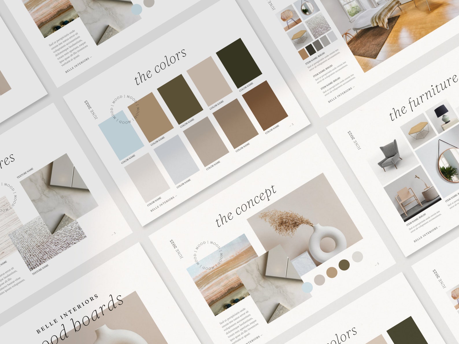 Interior Designer Moodboard Template: Canva Project Presentation (US ...