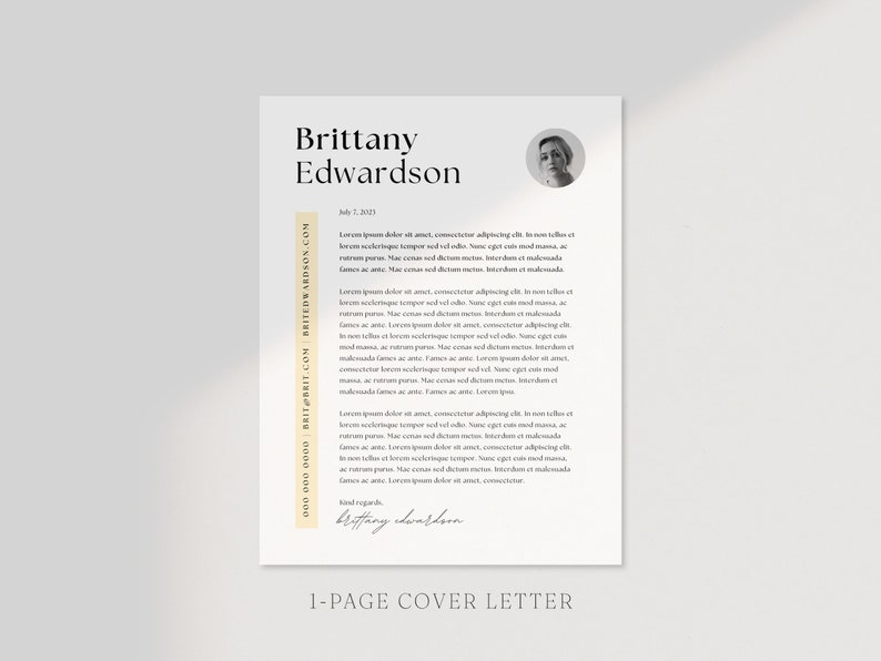 Minimalist Resume Template: 2-Page CV Design (Canva) image 4