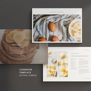 Cookbook Template | Recipe Book Template | Editable Cook book | Recipe Book | Recipe Book Template | Family Recipe Book | Cookbook Binder