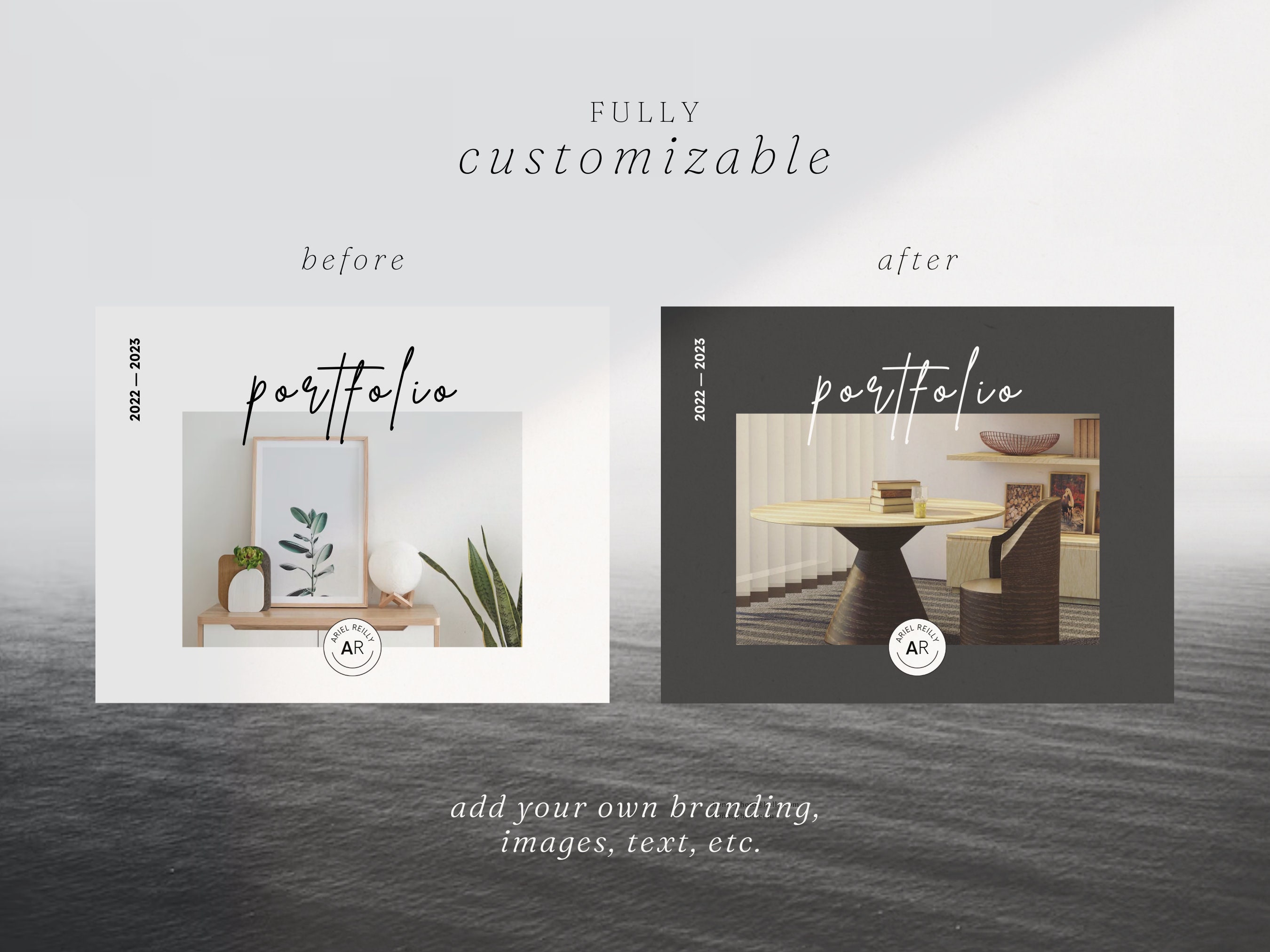 Minimalist Interior Design Portfolio Template: Interior Designer Canva ...
