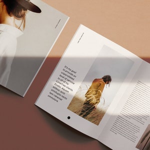 Boho Company Profile Template | Salon Template Canva | Indesign Template | Photography Brochure | Creative Fashion | Spa Business Brochure