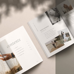Photographer Pricing Template | Canva Welcome Guide | Wedding Photography Magazine | Photo Price List | Photographer Pricing Brochure