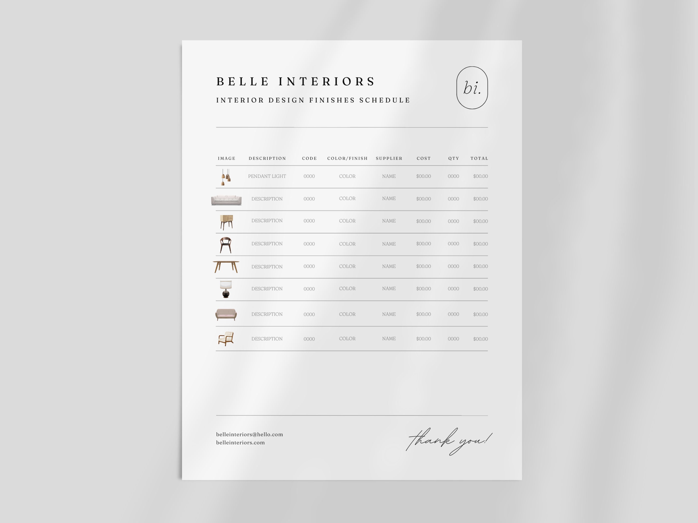 Interior Design Forms Bundle: Client Questionnaire, Proposal, Contract ...