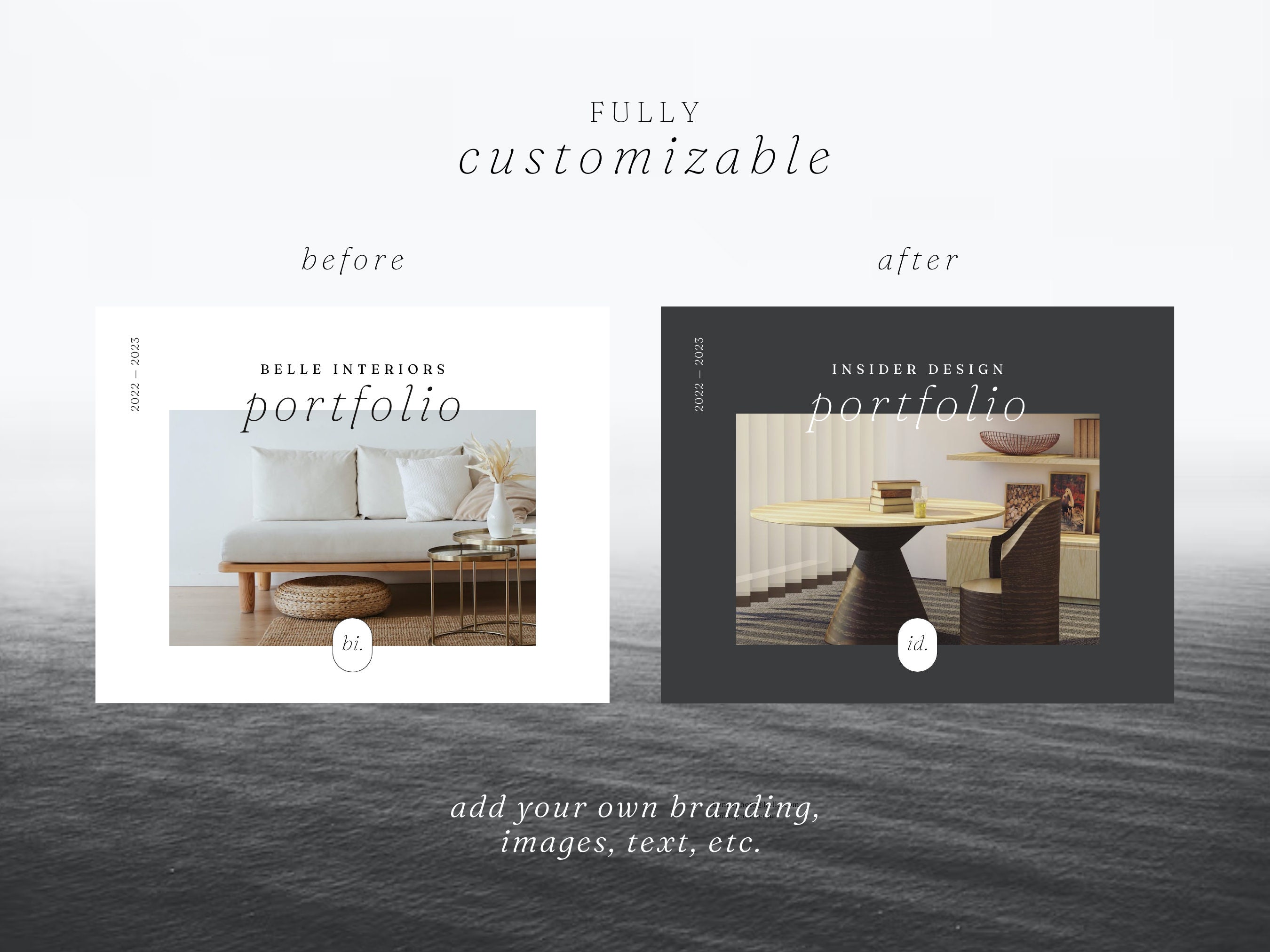 Interior Design Portfolio Template: Canva Client Project Guide (20 Page ...