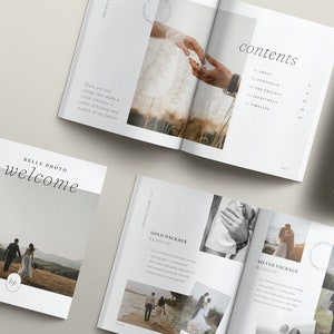 Photographer Pricing Template | Photography Pricing Guide | Wedding Photography Magazine | Luxury Price List | Photography Welcome Ebook
