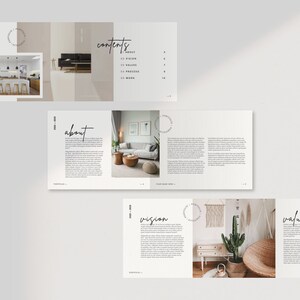 Minimalist Interior Design Portfolio Template: Interior Designer Canva ...