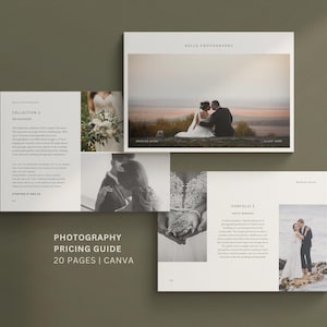 Photographer Pricing Guide Template | Photography Welcome Guide | Photographer Investment Guide | Price List | Services and Pricing Guide