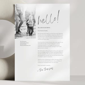 Modelo de carta de oferta de vivienda / Carta de oferta inmobiliaria / Carta de oferta de comprador de vivienda / Carta de vivienda familiar / Carta de "Nos encanta su vivienda" / Carta al vendedor