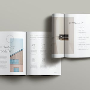 Real Estate Luxury Listing Presentation Template | Realty Pre-Listing Guide Canva | Home Seller Brochure | Real Estate Sales Marketing