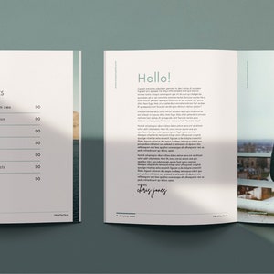 Minimalist Annual Report Template | Canva Ebook Template | Creative Profile | Modern Brochure | Minimal Report | Corporate Summary
