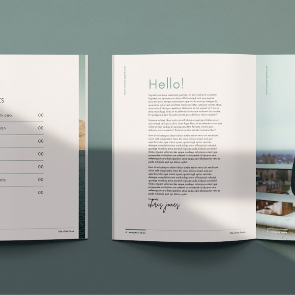 Canva Report Template Etsy Australia