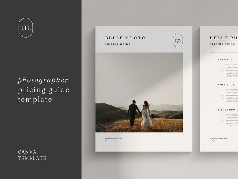 Wedding Photography Pricing Template Photographer Pricing Guide List Wedding Photography Pricing Template Photographer Pricing Guide List