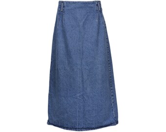 denim maxi skirts online