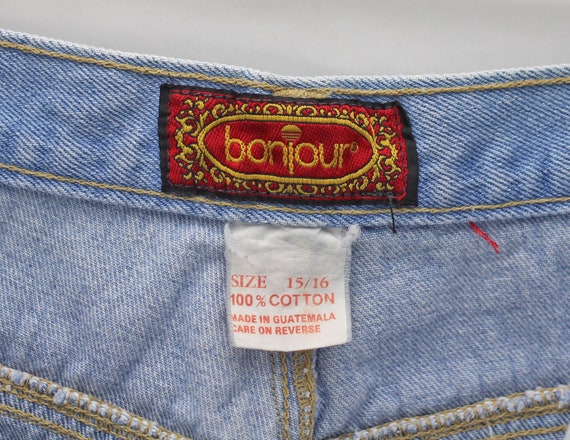 1980s Vintage Bonjour Mom Jeans, Denim Jeans, Hig… - image 3