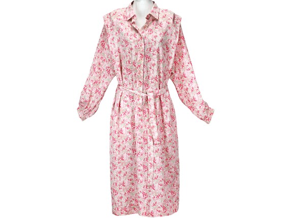 80s Vintage Schrader Sport Dress, Shirtdress, Day,