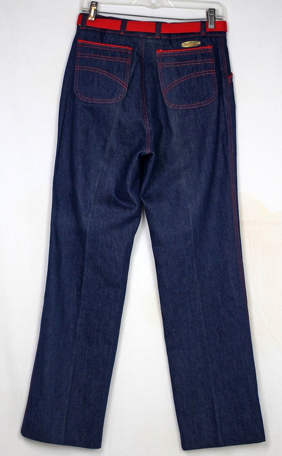 Vintage Bill Blass Jeans, Dark Wash High Waisted … - image 2