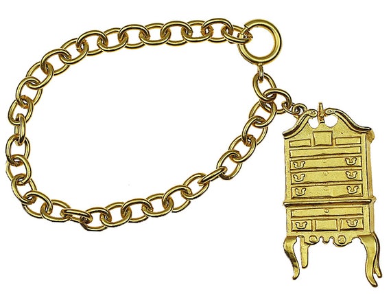 Vintage Charm Bracelet Furniture Charm Antique Dresser Etsy