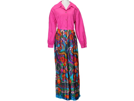 60s Vintage Hostess Dress, Charlotta of California