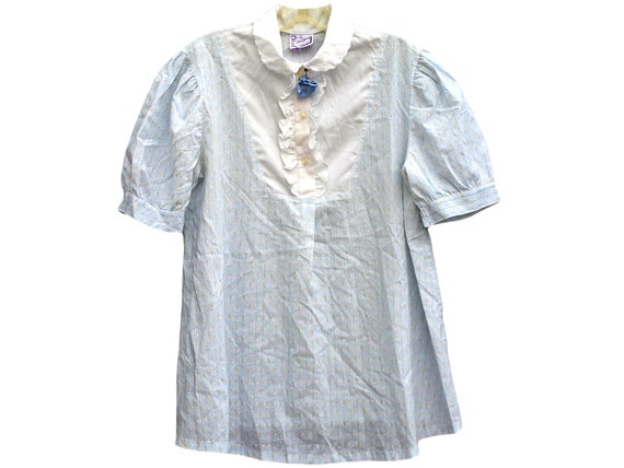 50s Vintage Maternity Blouse, Maternity Shirt, Mat